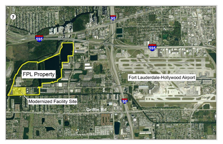 Map of Dania Beach