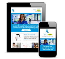 FPL enewsletter on mobile and tablet screen