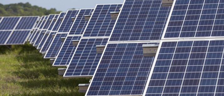 Solar panels Multiple View